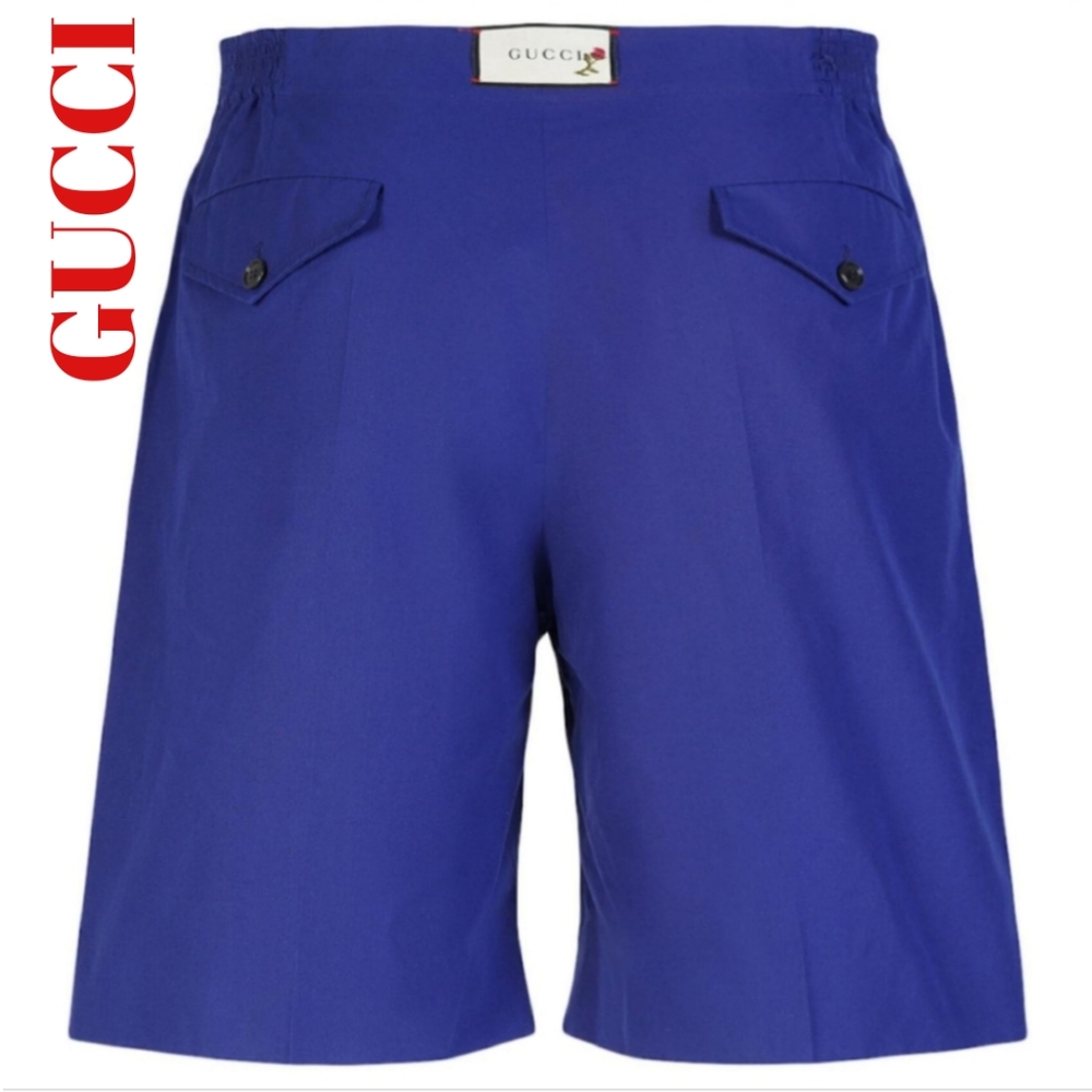 Gucci Waistband blue Shorts.